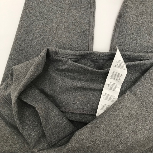 FABLETICS High-Waisted Gray Heathered 7/8 Leggings - Picture 6 of 9